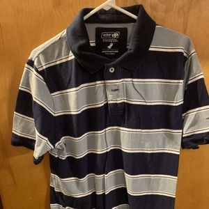 Urban Pipeline Dark and Light Blue Stripes